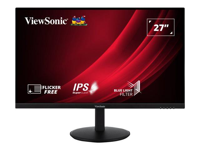 Монитор ViewSonic VG2709-2K-MHD, 27" (68.58 cm) IPS панел, 75Hz, WQHD, 5ms, 250 cd/m2, 2xHDMI, DP