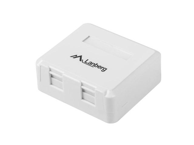 Конектор Lanberg empty surface-mount box for keystone 2-port