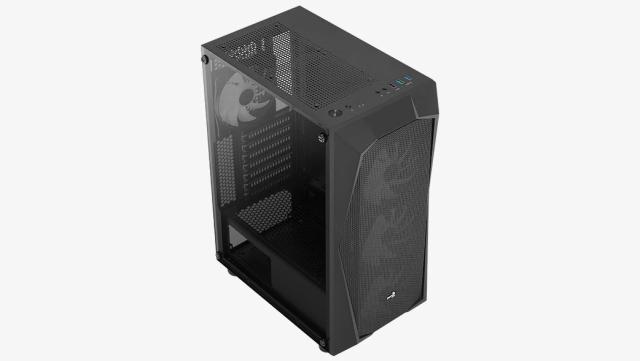 Кутия AeroCool Falcon-G-BK-v2, 2 x USB 3.0, 1 x USB 2.0, HD Audio x 1, ATX