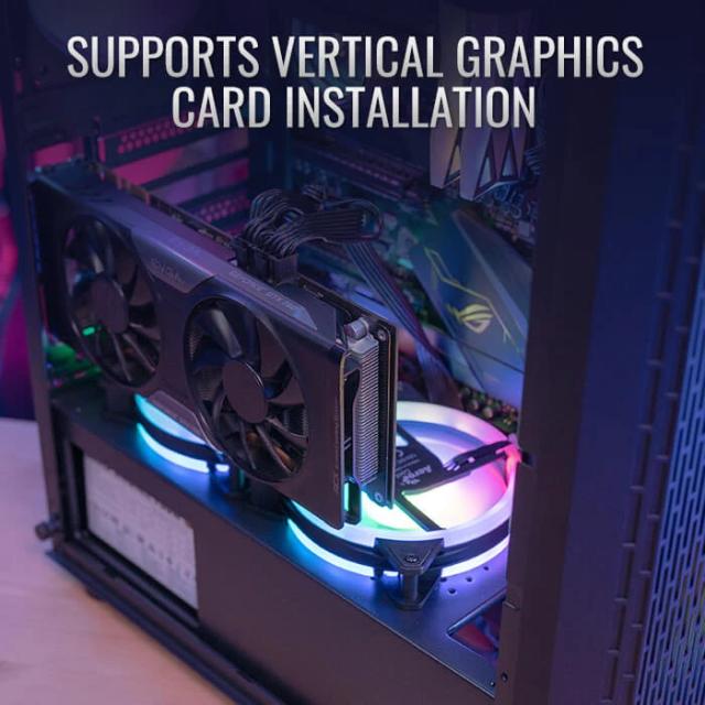 Кутия AeroCool Beam-G-BK-v2, 1 x USB 3.0, 2 x USB 2.0, HD Audio x 1, ATX