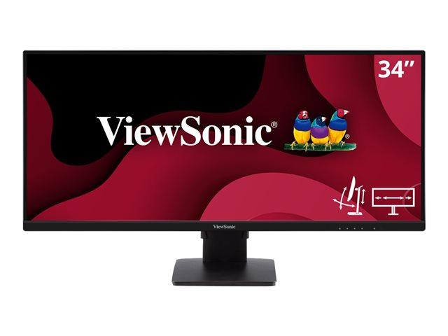 Монитор ViewSonic VA3456-MHDJ, 34" (86.36 cm) IPS панел, 75Hz, UltraWide QHD, 4ms, 400 cd/m2, HDMI, DP