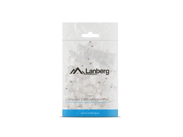 Конектор Lanberg RJ-45 UTP CAT.6 plug 8P8C (100 pcs)