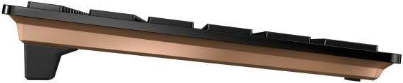 Kомплект клавиатура с мишка CHERRY DW 9000 SLIM, Безжичен, UK, Черен/Бронз