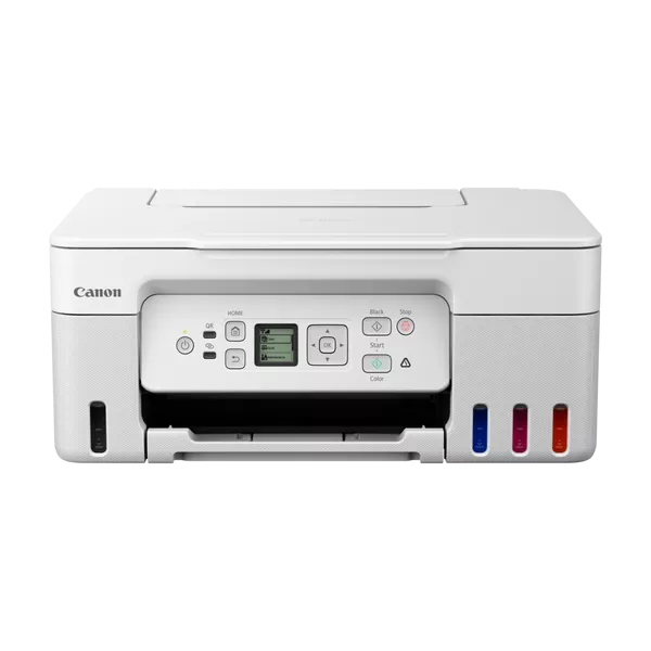 Мултифункционално мастиленоструйно устройство Canon Pixma G3470 White, A4 цветен, принтер/копир/скенер, 4800 x 1200 dpi, до 11 стр/мин, Wi-Fi, USB, Бял