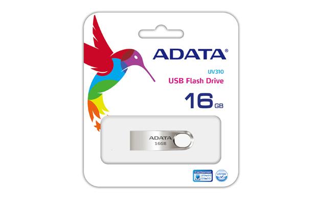 USB памет Adata 16GB UV310 USB 3.1, Сребриста
