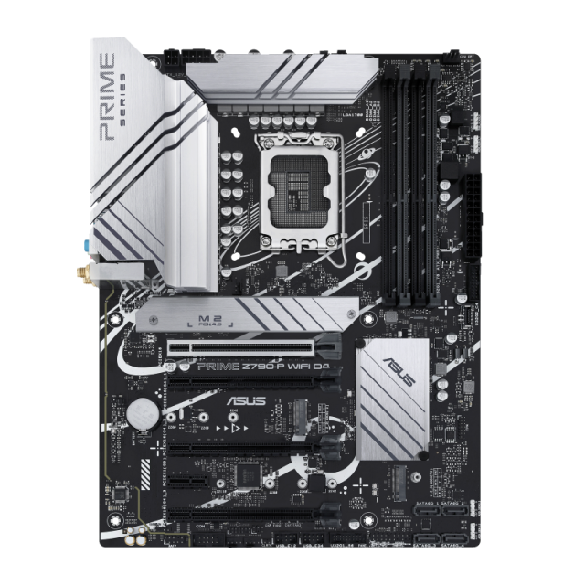 Дънна платка Asus PRIME Z790-P WIFI D4, Z790, LGA1700, DDR4, PCI-E 5.0 (DP/HDMI), Wi-Fi 6, 4x SATA 6Gb/s, 3x M.2, 1x USB Type-C, ATX