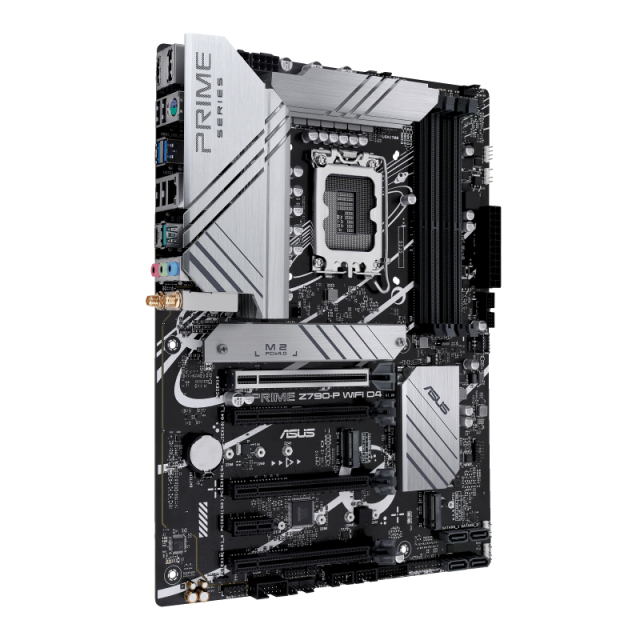 Дънна платка Asus PRIME Z790-P WIFI D4, Z790, LGA1700, DDR4, PCI-E 5.0 (DP/HDMI), Wi-Fi 6, 4x SATA 6Gb/s, 3x M.2, 1x USB Type-C, ATX