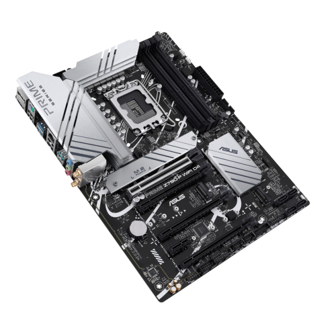 Дънна платка Asus PRIME Z790-P WIFI D4, Z790, LGA1700, DDR4, PCI-E 5.0 (DP/HDMI), Wi-Fi 6, 4x SATA 6Gb/s, 3x M.2, 1x USB Type-C, ATX