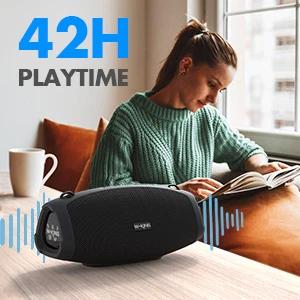 Kолонка мобилна  W-King Bluetooth Speaker - X10 Black- 70W