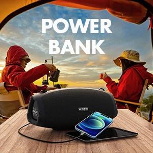 Kолонка мобилна  W-King Bluetooth Speaker - X10 Black- 70W
