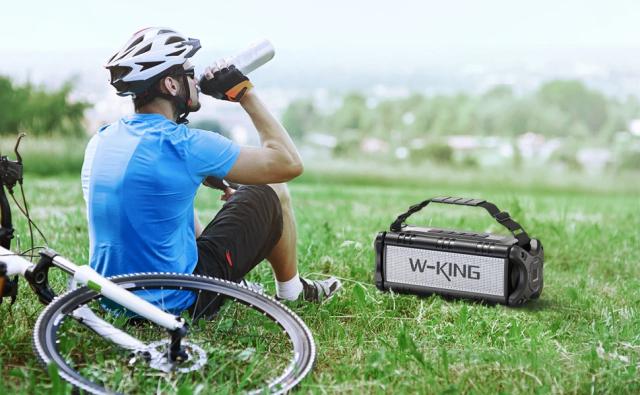 Kолонка мобилна  W-King Bluetooth Speaker - D8 Black - 50W