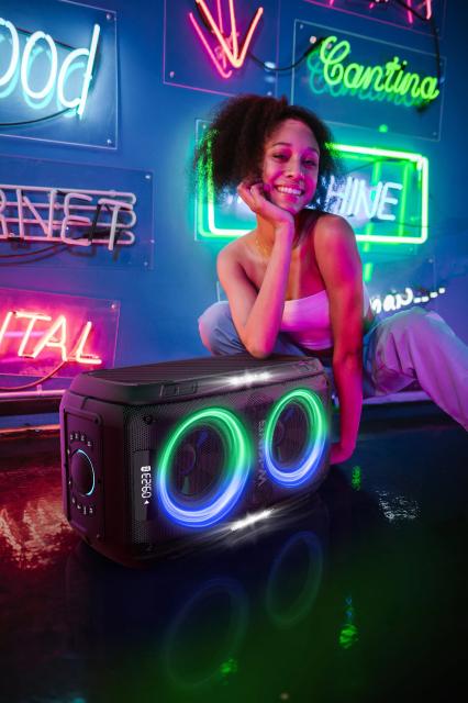 Парти колона W-King Bluetooth arty Speaker - T9 PRO - 120W, 2 x Wireless Microphones, Karaoke