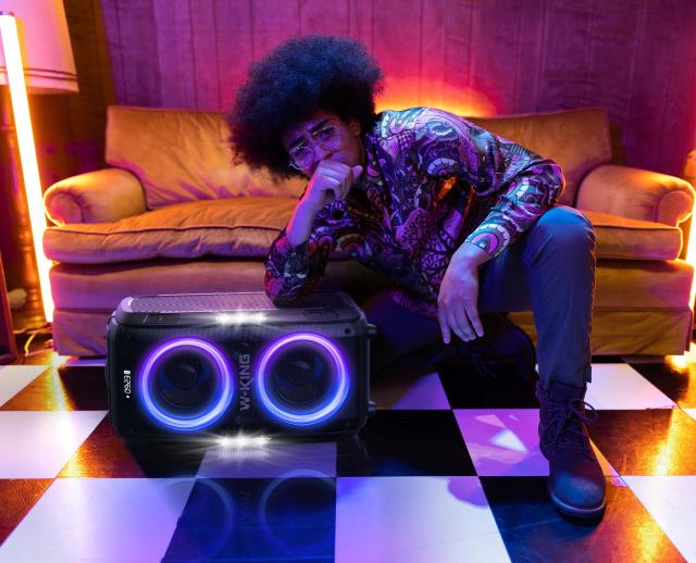 Парти колона W-King Bluetooth arty Speaker - T9 PRO - 120W, 2 x Wireless Microphones, Karaoke
