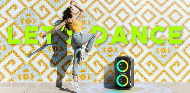 Парти колона W-King Bluetooth arty Speaker - T9 PRO - 120W, 2 x Wireless Microphones, Karaoke