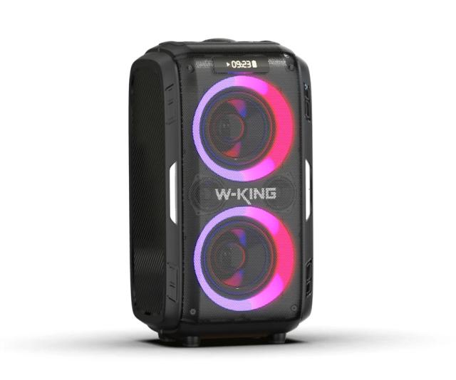 Парти колона W-King Bluetooth arty Speaker - T9 PRO - 120W, 2 x Wireless Microphones, Karaoke