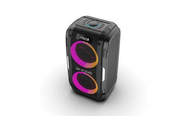 Парти колона W-King Bluetooth arty Speaker - T9 PRO - 120W, 2 x Wireless Microphones, Karaoke