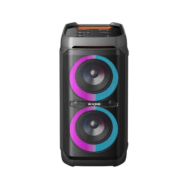 Парти колона W-King Bluetooth Party Speaker - T11 Black - 100W, Guitar Input, Karaoke