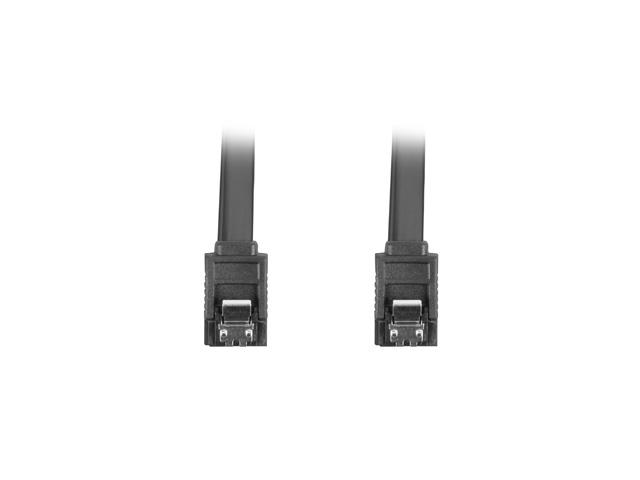 Кабел Lanberg SATA DATA III (6GB/S) F/F cable 30cm metal clips, black