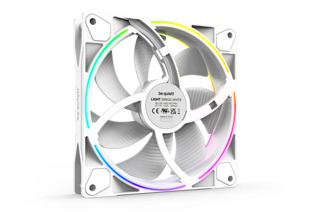 Комплект вентилатори be quiet!  Fan Pack 3-in-1, 3 x 140mm, LIGHT WINGS White 140mm PWM, 4-pin PWM