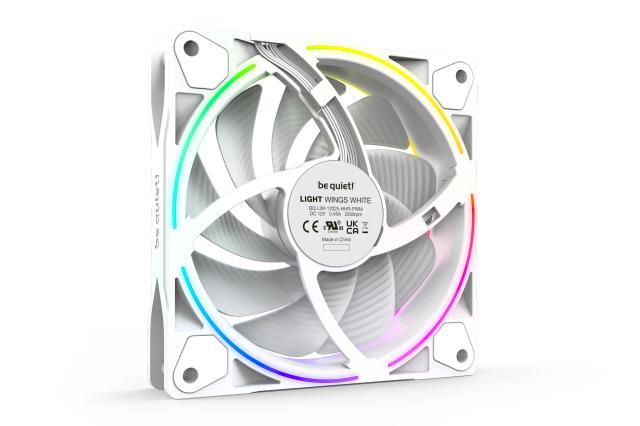 Комплект вентилатори be quiet!  Fan Pack 3-in-1, 3 x 120mm, LIGHT WINGS White 120mm PWM, 4-pin PWM high-speed