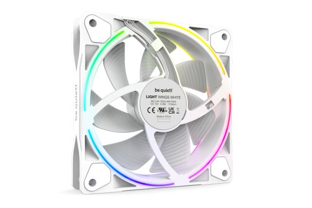 Комплект вентилатори be quiet!  Fan Pack 3-in-1, 3 x 120mm, LIGHT WINGS White 120mm PWM, 4-pin PWM