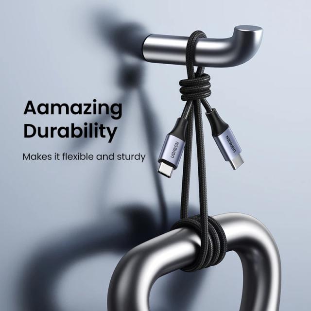 Кабел Ugreen USB 2.0 Type-C М/М US535, 240W, 5А, 2m