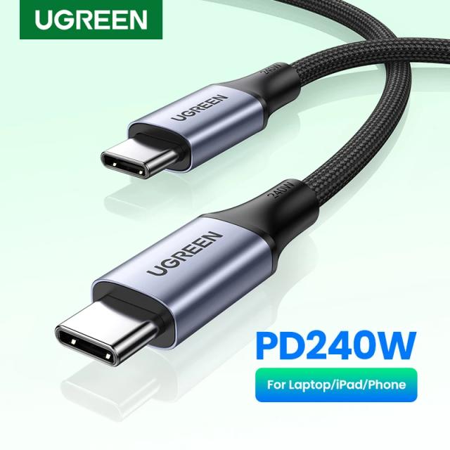 Кабел Ugreen USB 2.0 Type-C М/М US535, 240W, 5А, 2m