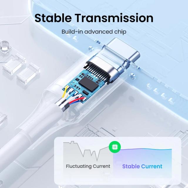 Кабел Ugreen USB 2.0 Type-C М/М US535, 240W, 5А, 2m