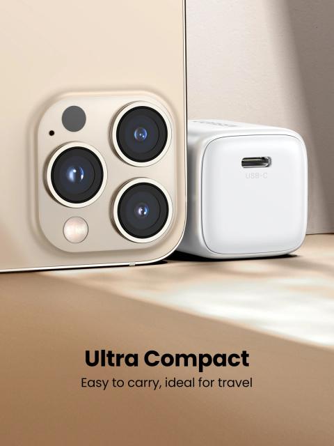 Бързо зарядно Ugreen Charger Wall GaN 30W CD319 White - 15326