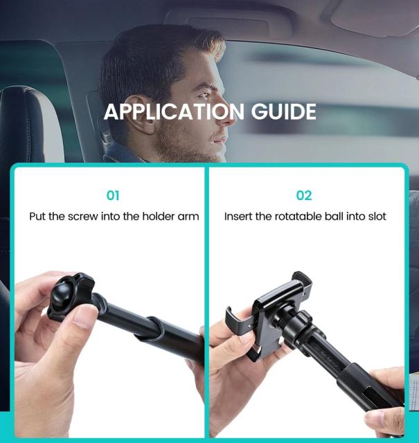 Стойка за телефон за кола Ugreen Car Phone Holder LP200
