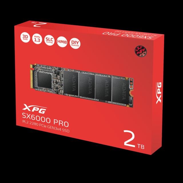 ADATA SSD 2TB SX6000 Pro, PCIe NVMe, M.2 (2280)