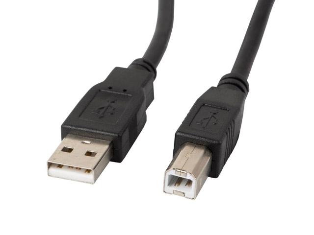 Кабел Lanberg  USB-A (M) -> USB-B (M) 2.0 cable 5m, black ferrite