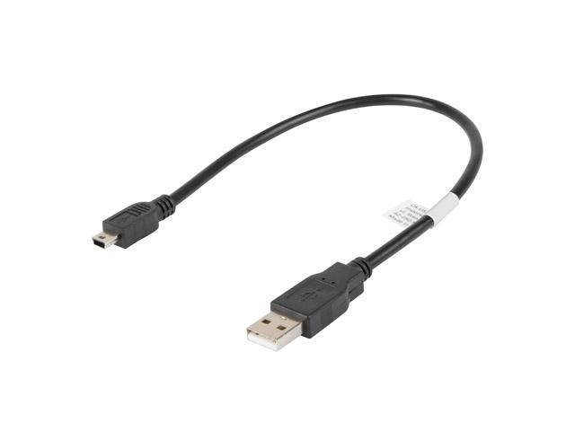 Кабел Lanberg USB MINI-B(M) ->  USB-A (M) 2.0 cable 0.3m, black (Canon)