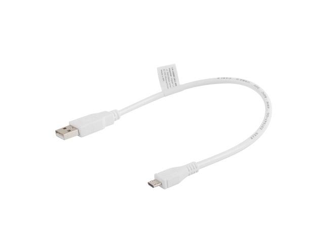 Кабел Lanberg USB MICRO-B (M)  ->  USB-A (M) 2.0 cable 0.3m, white