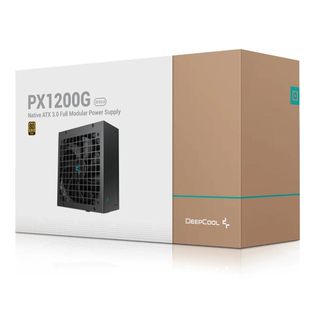 Захранване DeepCool PX1200-G, 1200W Gold, Active PFC, 80+ Gold, Full Modular