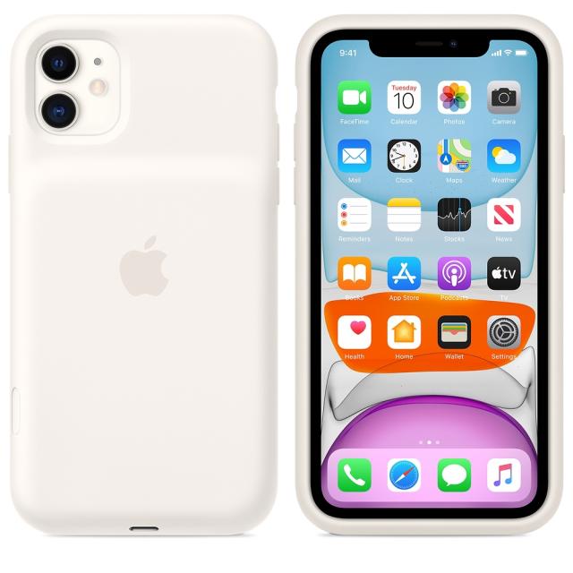 Калъф Apple iPhone 11 Smart Battery Case with Wireless Charging - White