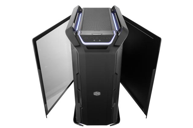 Кутия Cooler Master Cosmos C700P Black Edition, 4x USB 3.0, 1x USB 3.1 Type-C, 1x 3.5mm Audio Jack, 1x 3.5mm Mic Jack, Extended ATX
