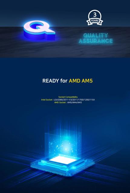 Охладител за процесор Zalman Water Cooling ALPHA 36 WHITE, Addressable RGB, LGA1700/AM5