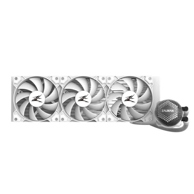 Охладител за процесор Zalman Water Cooling ALPHA 36 WHITE, Addressable RGB, LGA1700/AM5