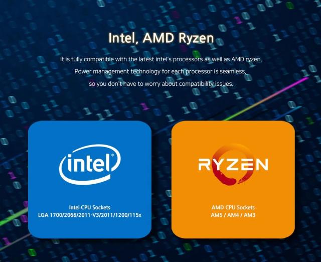 Охладител за процесор Zalman Water Cooling ALPHA 36 BLACK, Addressable RGB, LGA1700/AM5