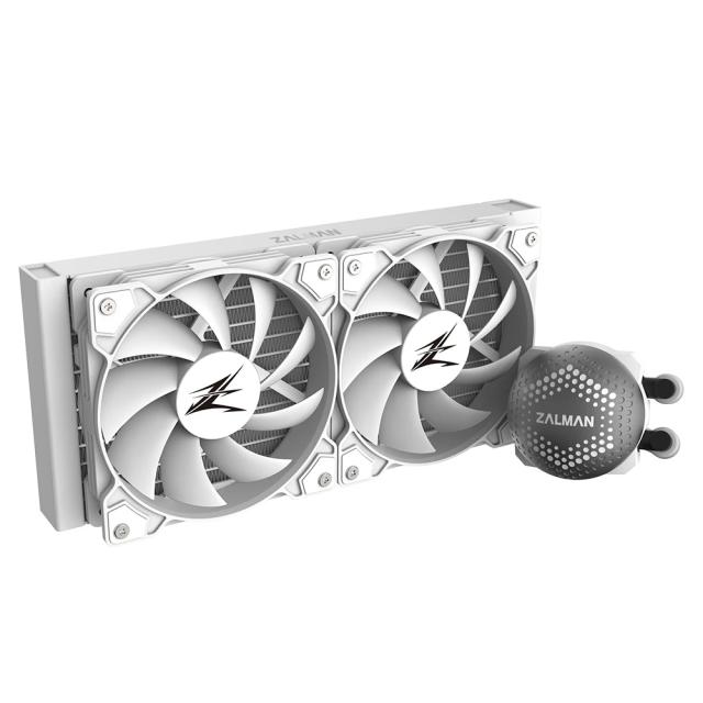 Охладител за процесор Zalman Water Cooling ALPHA 28 WHITE, Addressable RGB, LGA1700/AM5