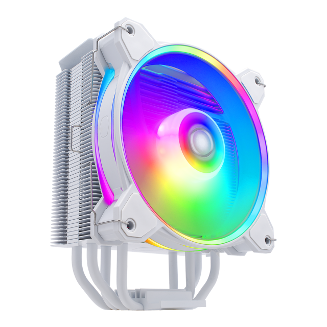 Охладител за процесор Cooler Master Hyper 212 HALO White Edition, AMD/INTEL, 4-Pin (PWM)