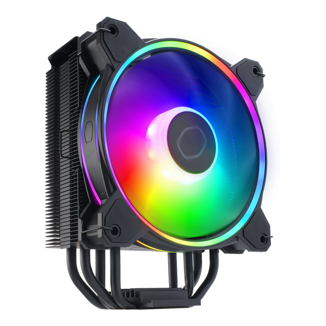 Охладител за процесор Cooler Master Hyper 212 HALO Black Edition, AMD/INTEL, 4-Pin (PWM) 