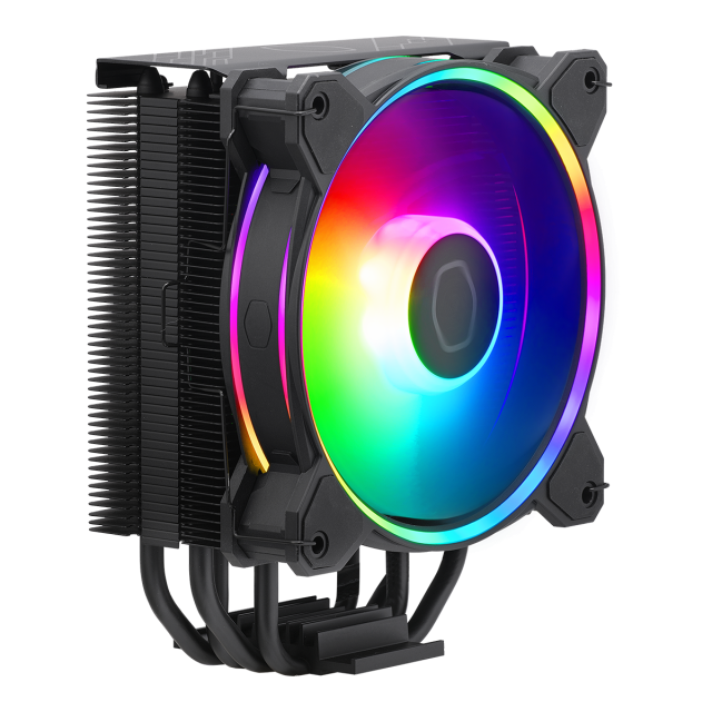 Охладител за процесор Cooler Master Hyper 212 HALO Black Edition, AMD/INTEL, 4-Pin (PWM) 