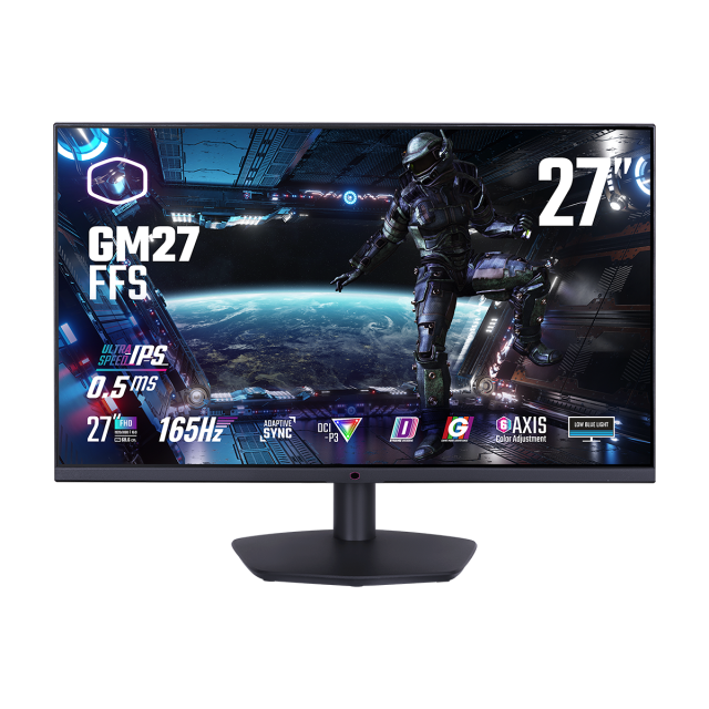 Монитор Cooler Master GM27-FFS 27.0" (68.58 cm), IPS Full HD 1920 x 1080, 0.5ms, 165Hz, Adaptive Sync