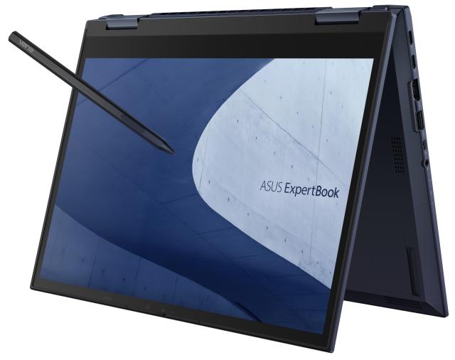 Лаптоп ASUS ExpertBook B7 FLIP (4-ядрен) Intel Core i7-1195G7 2.9 GHz (12M Cache, up to 5.0 GHz, 4 cores) 14.0" (35.56 cm) WQXGA AG, Touch screen, 16GB DDR4, 1TB SSD M.2 NVMe, Free DOS