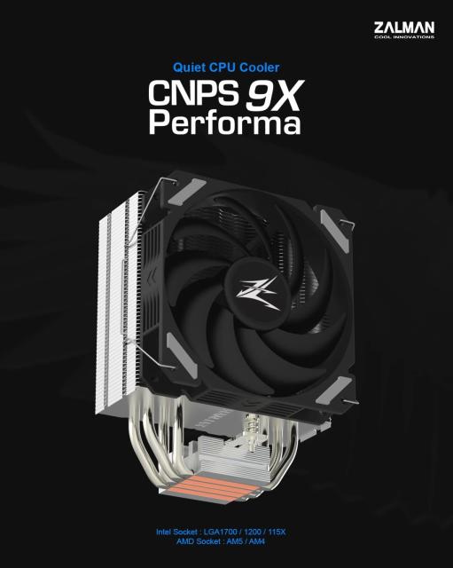 Охладител за процесор Zalman CPU Cooler CNPS9X PERFORMA