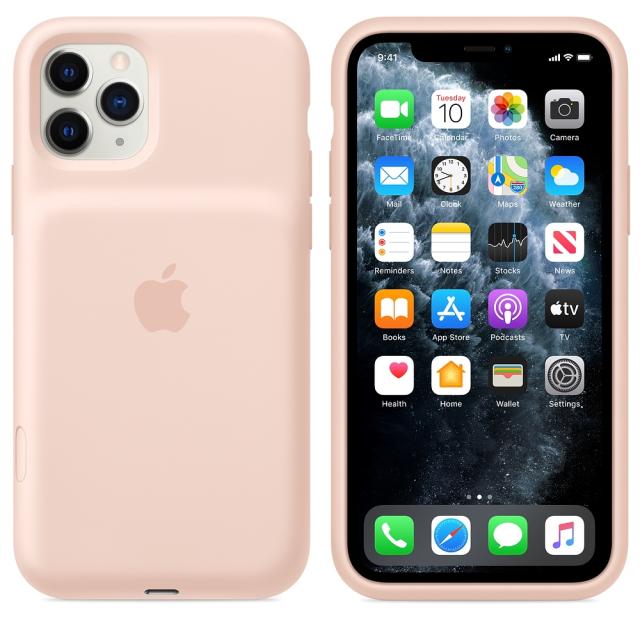 Калъф Apple iPhone 11 Pro Smart Battery Case with Wireless Charging - Pink Sand