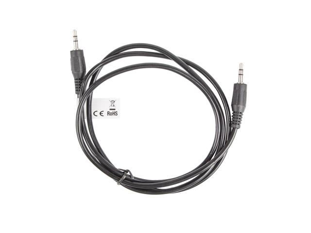 Кабел Lanberg mini jack 3.5mm M/M 3 pin cable 1.2m, black