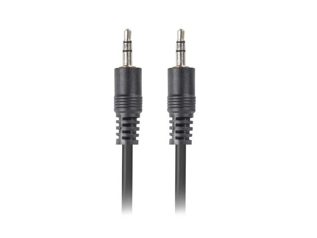 Кабел Lanberg mini jack 3.5mm M/M 3 pin cable 10m, black